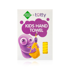 Детское полотенце для рук Green Fiber & Totty, желтое